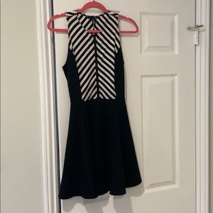 Women’s Aqua Zip up mini dress